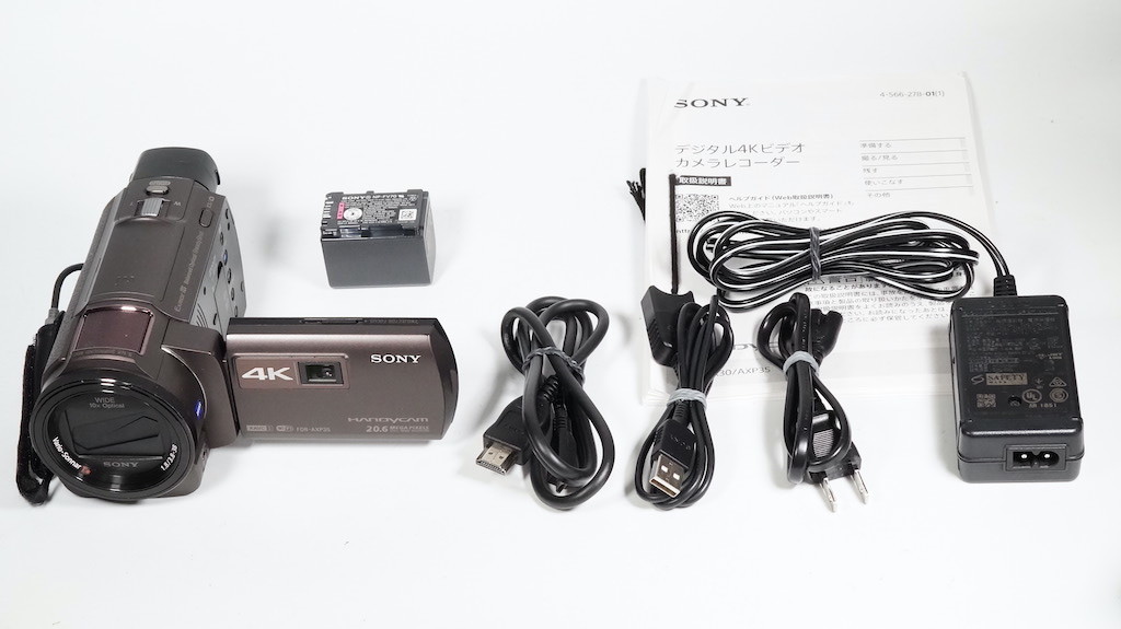 極美品 SONY ソニー FDR-AXP35 ブラウン @8505