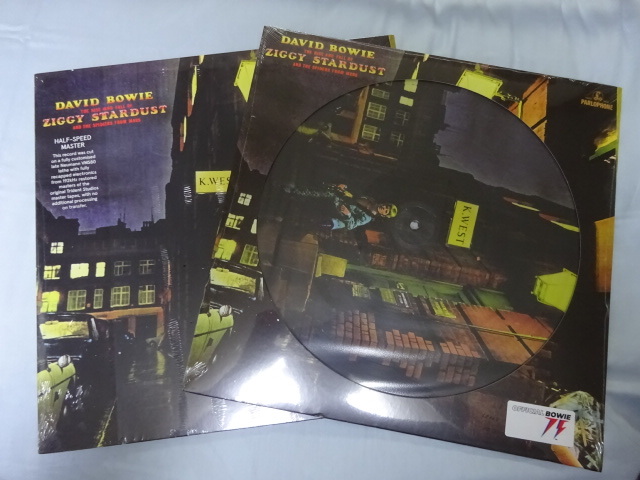 数量限定，定番人気 50周年記念 2枚セット ピクチャー ディスク & ハーフスピードLP Ziggy Stardust 2枚セット デヴィッド ボウイ David Bowie(David Bowie)｜売買されたオークション情報、yahooの商品情報をアーカイブ公開 D