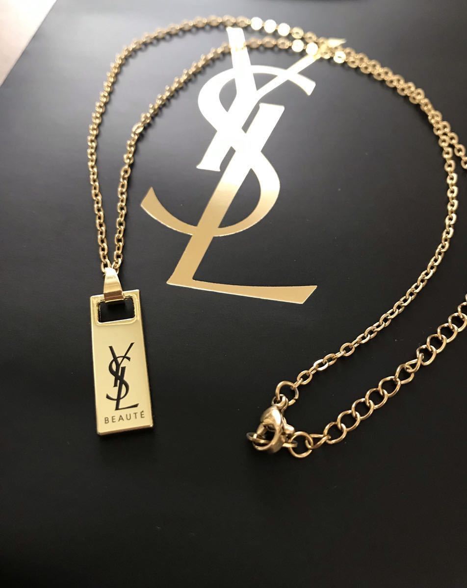 正規 未使用】YVES SAINT LAURENT ゴールドYSL ネックレス 正規 未使用