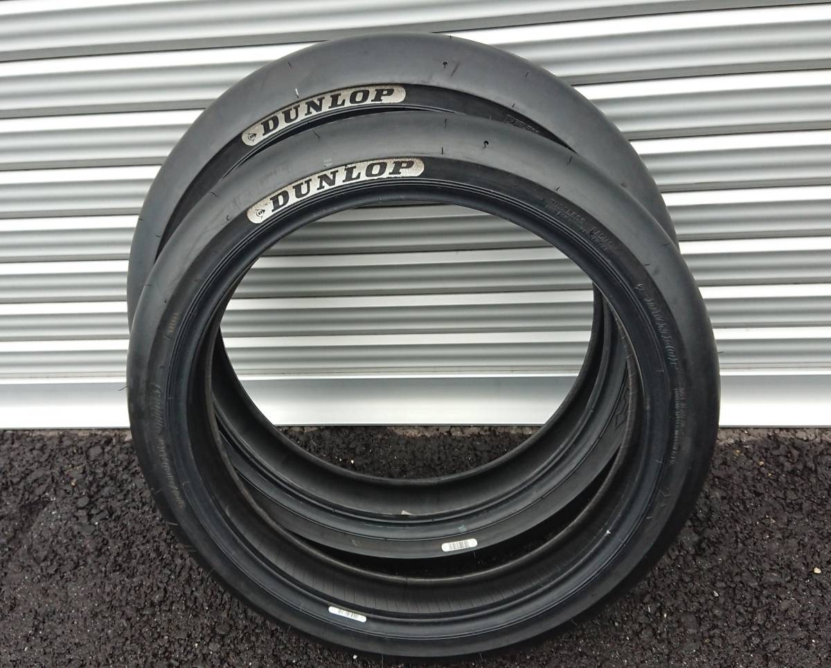 「dunlop Yahoo!オークション moto3」の落札相場・落札価格 - moto3 115&frasl;75R17 ⑨ 90&frasl;80R17 NSF250 スリックタイヤ前後セット ミディアム ダンロップ moto3(115&frasl;75R17)レーシングスリックタイヤ Moto3 スリック 0