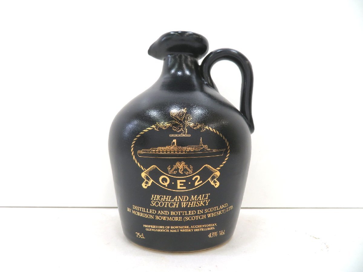 ウイスキー クイーンエリザベス 2世 QE2 スコッチ 陶器ボトル ウイスキー クイーンエリザベス 2世 QE2 スコッチ 陶器ボトル