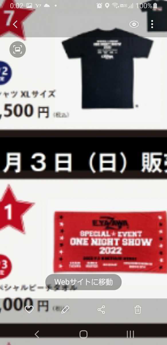矢沢永吉 SPECIAL EVENT ONE NIGHT SHOW | スペシャルビーチタオル