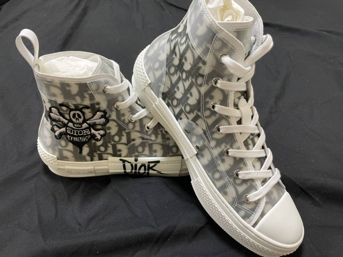 正規品 DIOR×SHAWN STUSSY ディオール オム B23 ハイトップ 