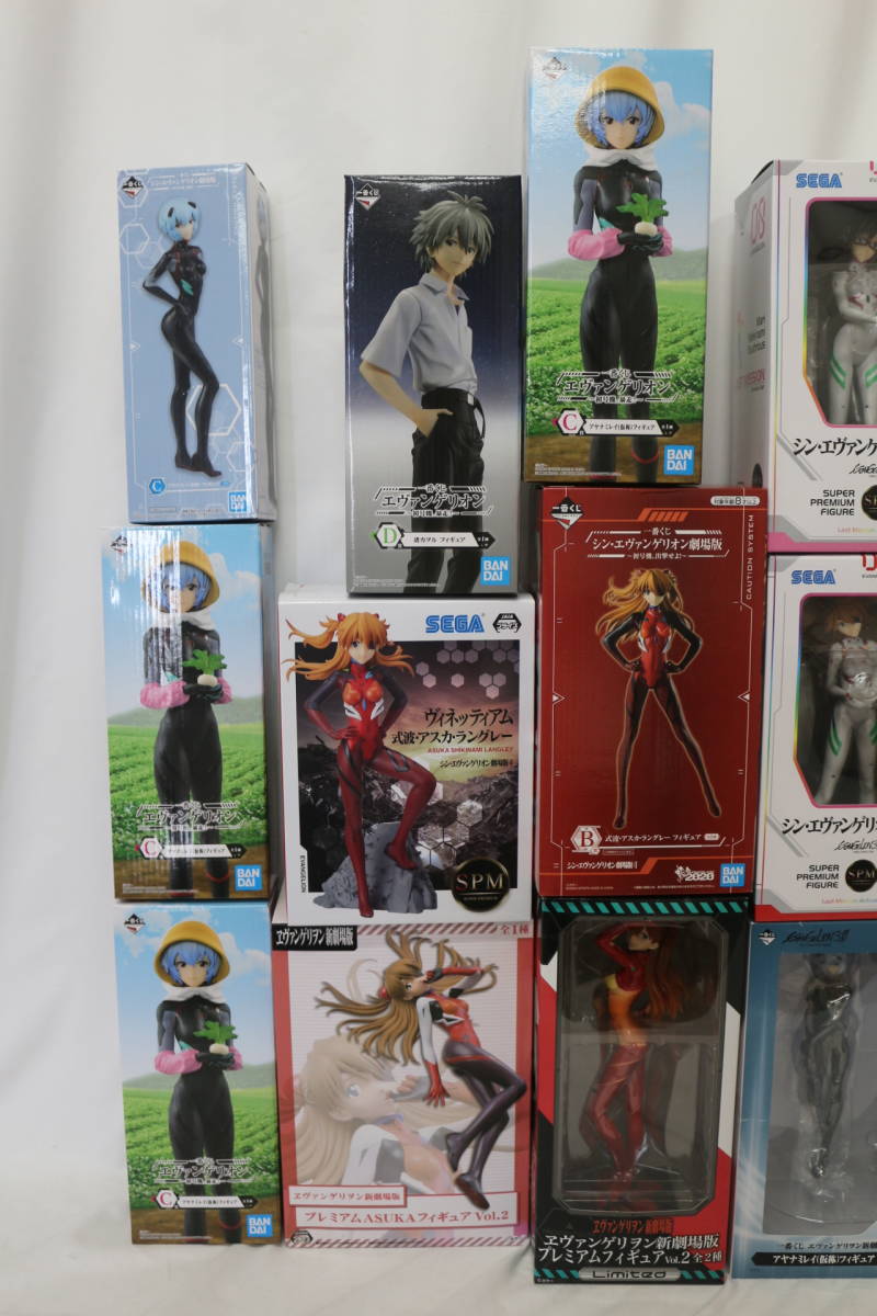 29-6【未開封】エヴァンゲリオン フィギュアセット レイ（仮）アスカ マリ など 
