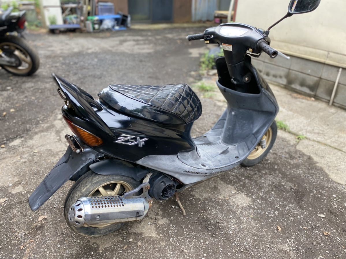 ライブディオZX 走行7618キロ ZERO120キロメーター！バッテリー新品