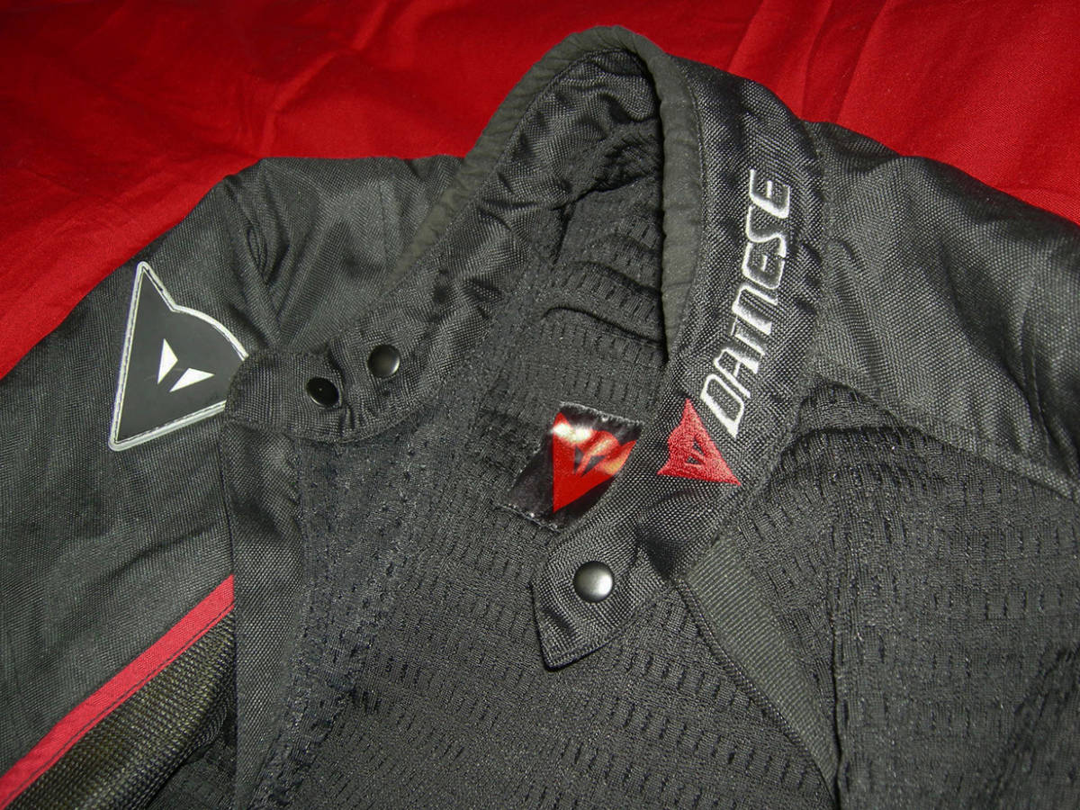 Dainese バイクウェア サイズ48 黒/白/赤 Dainese バイクジャケット