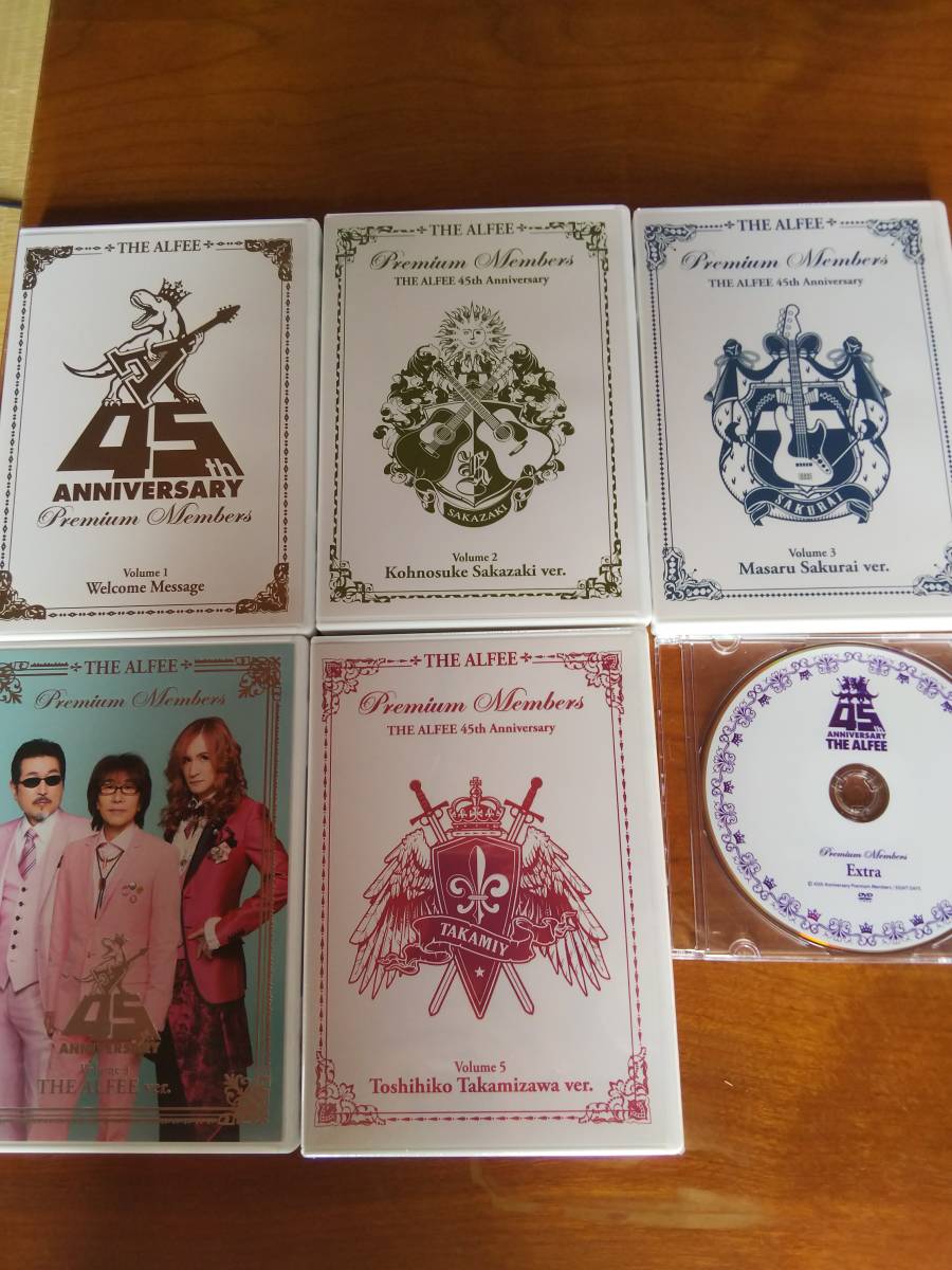 品質保証，正規保証 THE ALFEE45th ANNIVERSARY プレミアムメンバー会員限定特典DVD1 5+Extra(THE ALFEE)｜売買されたオークション情報、yahooの商品情報をアーカイブ公開 - オークファン さ行