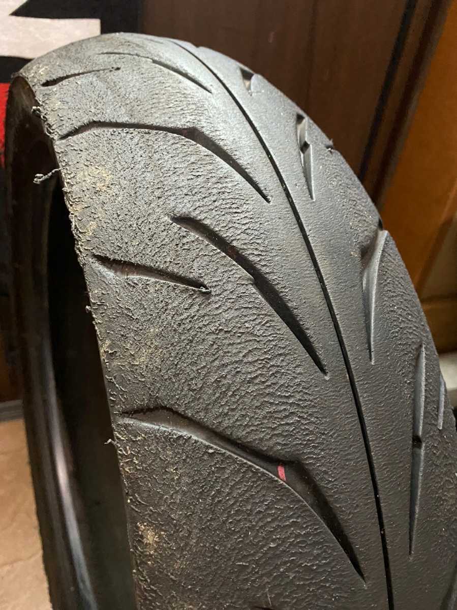 中古MCタイヤ 2024年製造 BRIDGESTONE BATTLAX S23 120⁄70ZR17