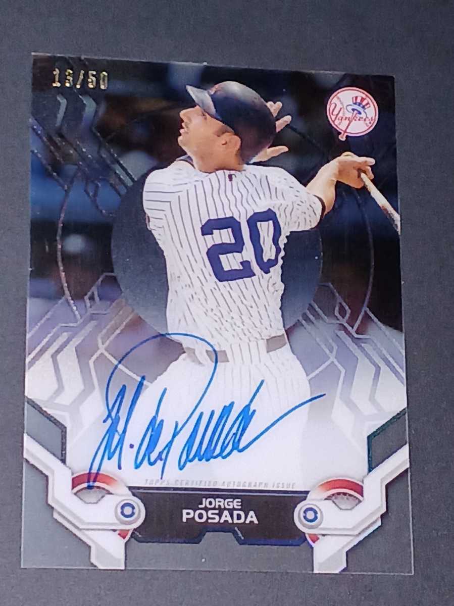 逸品 ホルヘポサダ直筆サインカードjorge Posada 記念グッズ Www Indiashopps Com