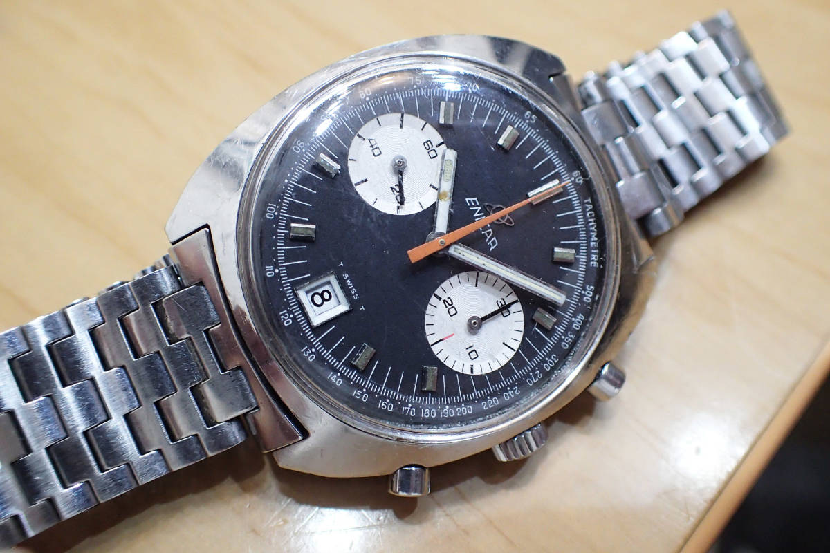 激レア/動作品 ◇1970年代 Enicar/エニカ ◇232-01-01 バルジュー 