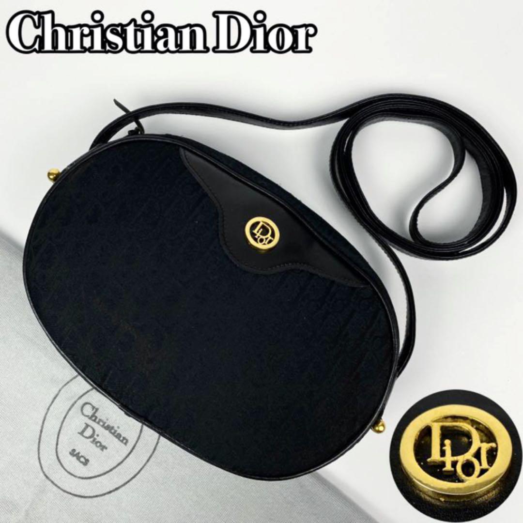 美品□Christian Dior ディオール ショルダーバッグ トロッター