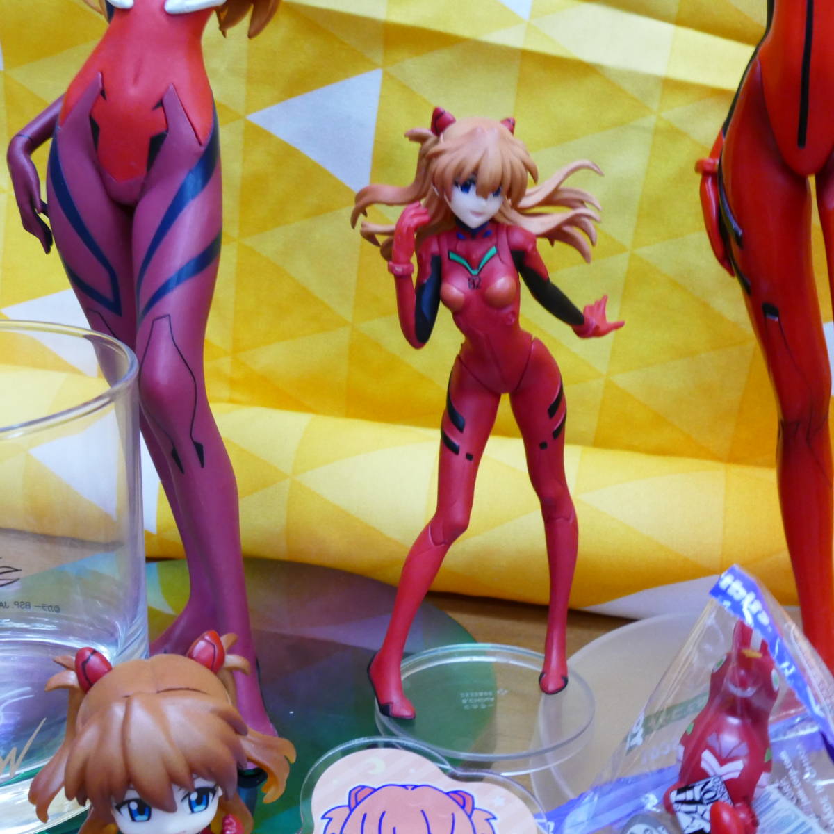 新世紀エヴァンゲリオン式波アスカラングレーフィギュア セット 【公式