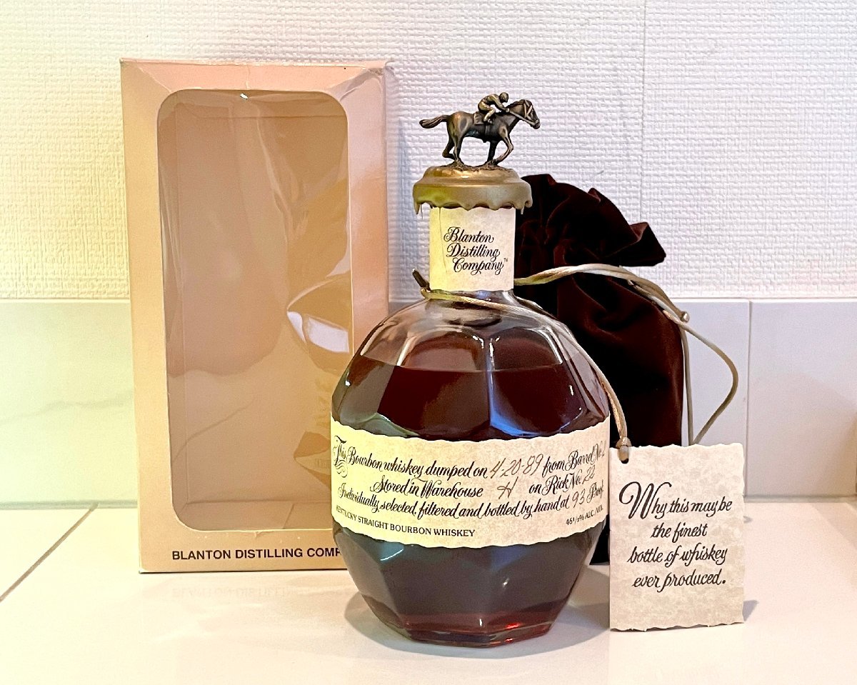 ☆BLANTON ブラントン 1989年 750ml 46.5% ケンタッキー ストレート 