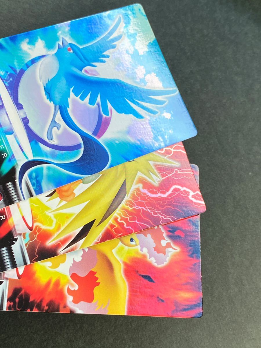 美品 レアポケモンずかんカード ルギア&フリーザー・サンダー