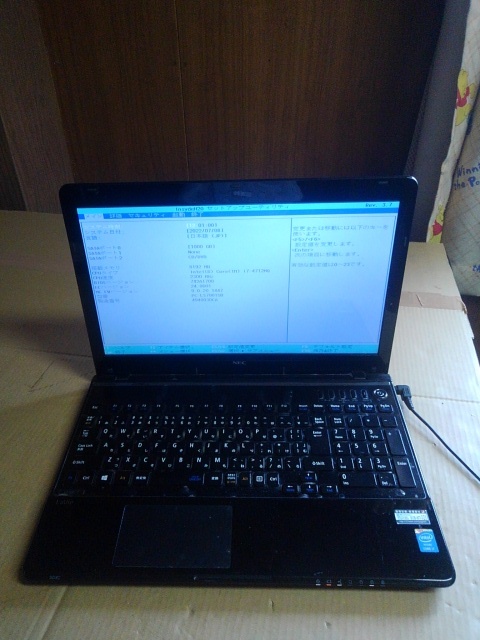 10951】 NEC LAVIE LS700TSB core i7-4712 メモリ8GB HDD 1000GB BIOS