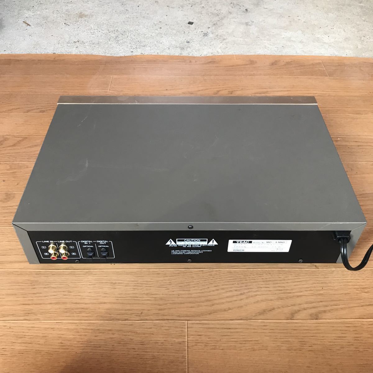 TEAC ティアック MDデッキ MD-5mkⅡ 動作品 TEAC MDデッキ ティアック 