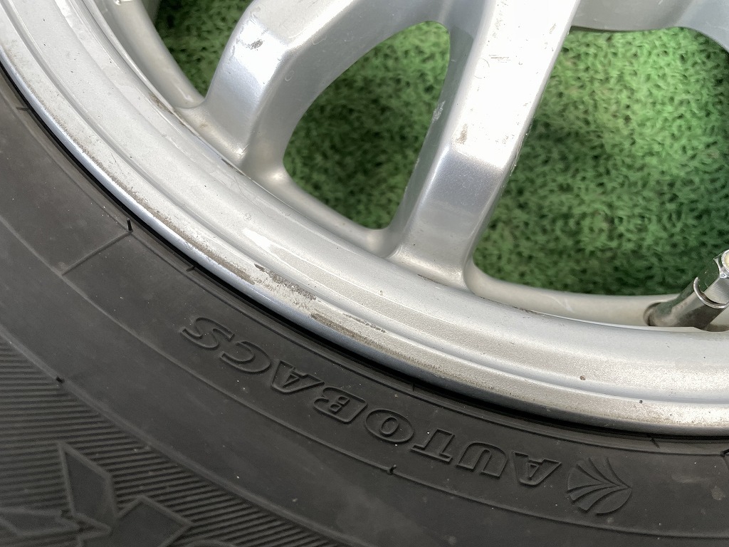 トヨタ プリウス純正ホイール!! 15x6J +45 冬タイヤ付き 195/65 4本セット