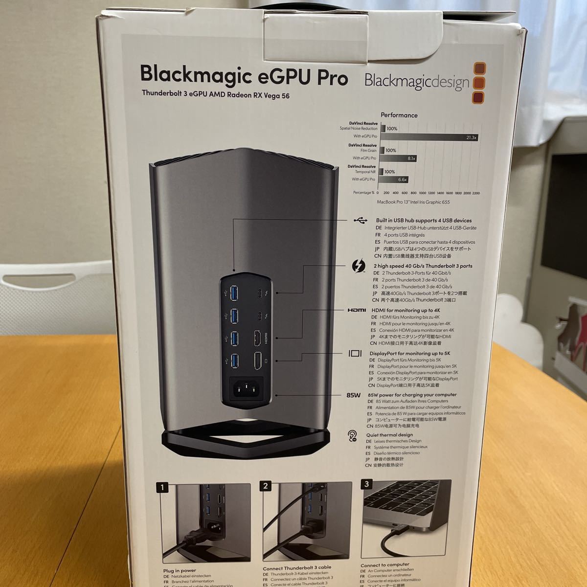 Blackmagic eGPU Pro AMD RX Vega 56 中古 完動品(Mac用)｜売買された 