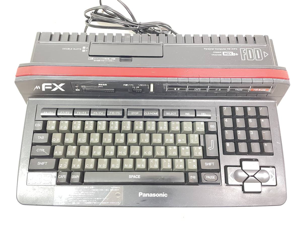 Panasonic パーソナルコンピュータ MSX2+ FS-A1FX 周辺機器 Panasonic