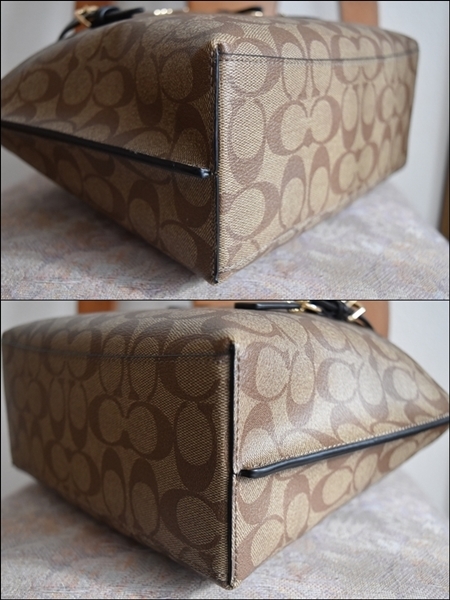 Brandol ⁄ COACH コーチ ショルダーバッグ 縦型 レザー 2way