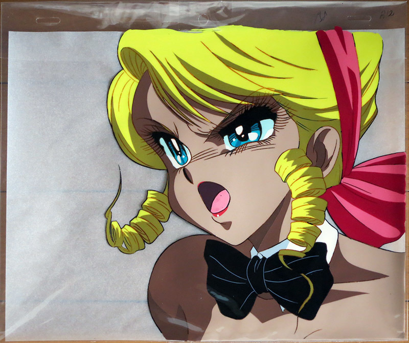 なつかしのアニメ 新谷かおるさん原作 クレオパトラｄ ｃ セル画です 襲撃されるクレオ 大人気新品 クレオパトラｄ ｃ