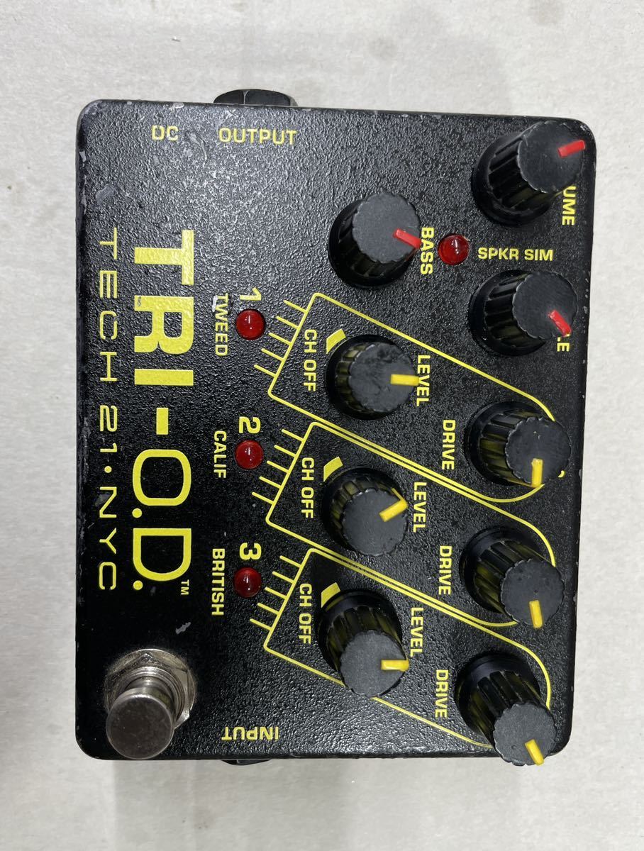 TECH 21 NYC TRI-O.D. ギターエフェクター TECH 21 NYC TRI-O.D.