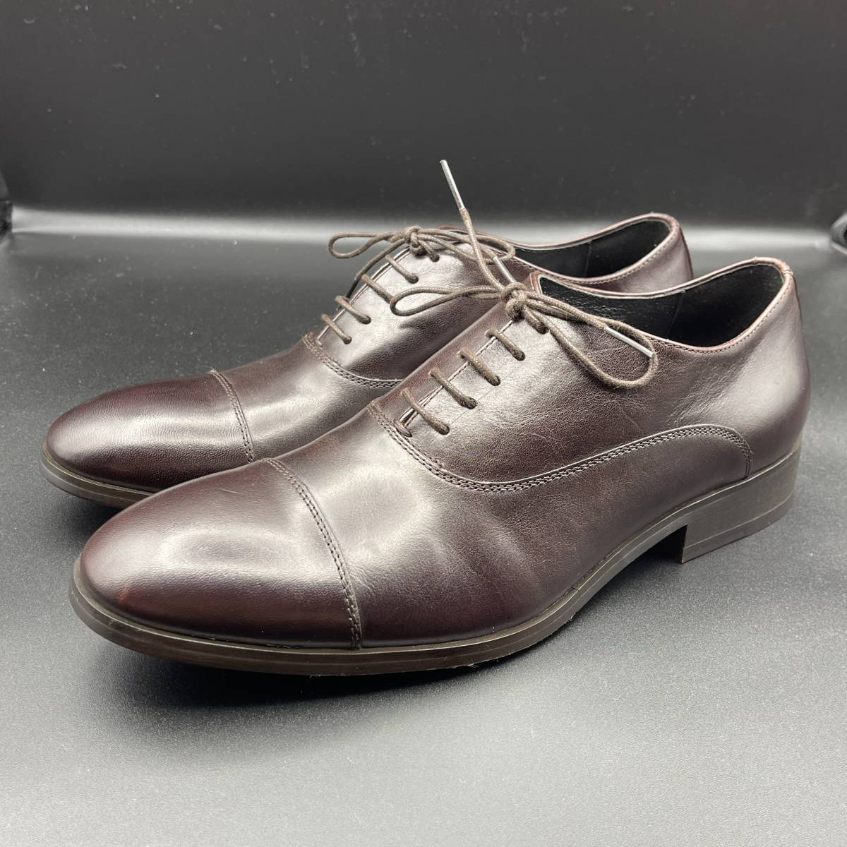 即決 Whoop De Doo 26cm レザーロングブーツ フープディドゥ メンズ 42 黒 本革 ベルトストラップ 本皮 エンジニアブーツ 革靴 公式