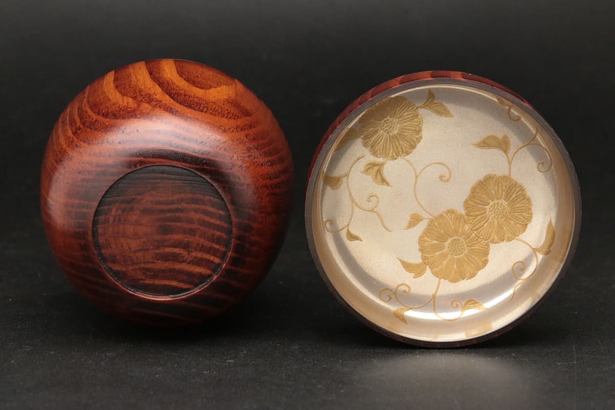 茶道具 共箱 ⁄ 博峰造 金蒔絵『菊桐文』棗 茶入 公式通販
