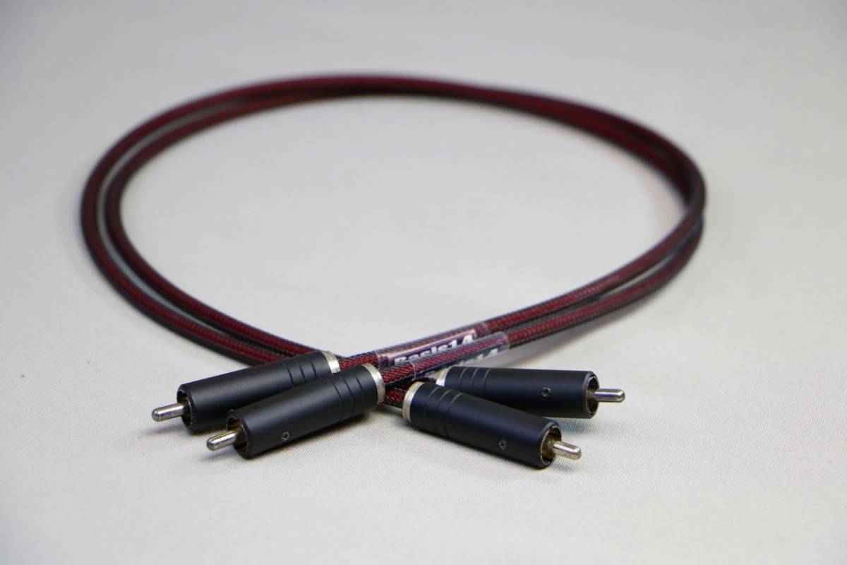 AC DESIGN ACデザイン Basis 1.4 RCAケーブル 高純度銀線使用 美品