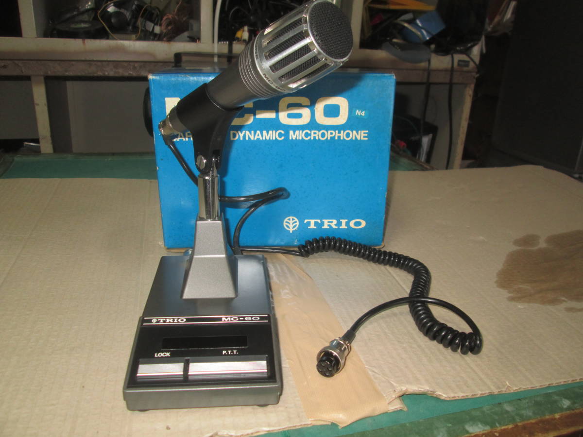 TRIO スタンドマイク MC-60 動作正常 Yahoo!オークション -「mc-50