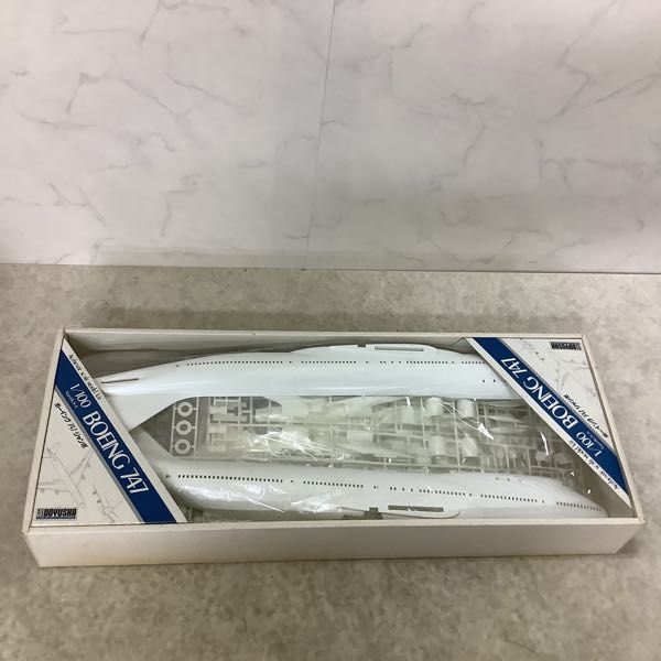 1円～ 同梱不可□ 童友社 1/100 ボーイング747ジャンボ 日本航空/JAL