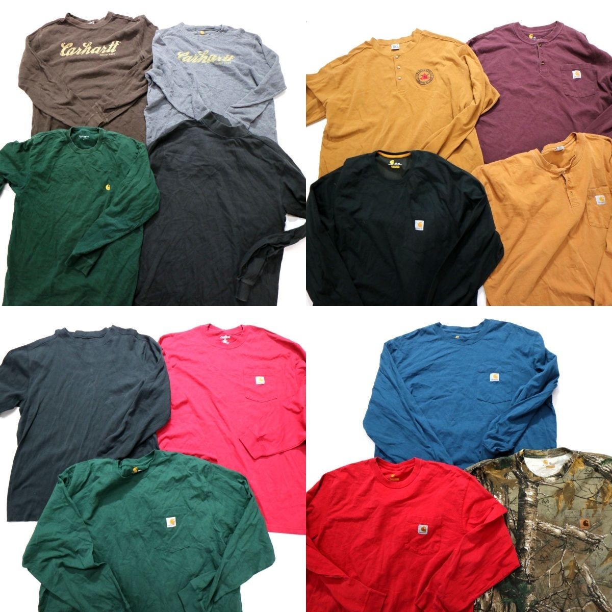  カーハート 長袖Tシャツ ロンT set ワンポイント 他 メンズM/L/XL/2XL 14枚セット まとめ売り 古着卸 1円スタート 最落なし MH4122(その他)｜売買されたオークション情報、yahooの商品情報をアーカイ 男性用