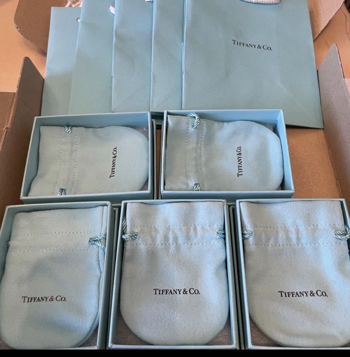 ティファニー 旧型 巾着袋 空箱 18個セット 保存袋 アクセサリー入れ