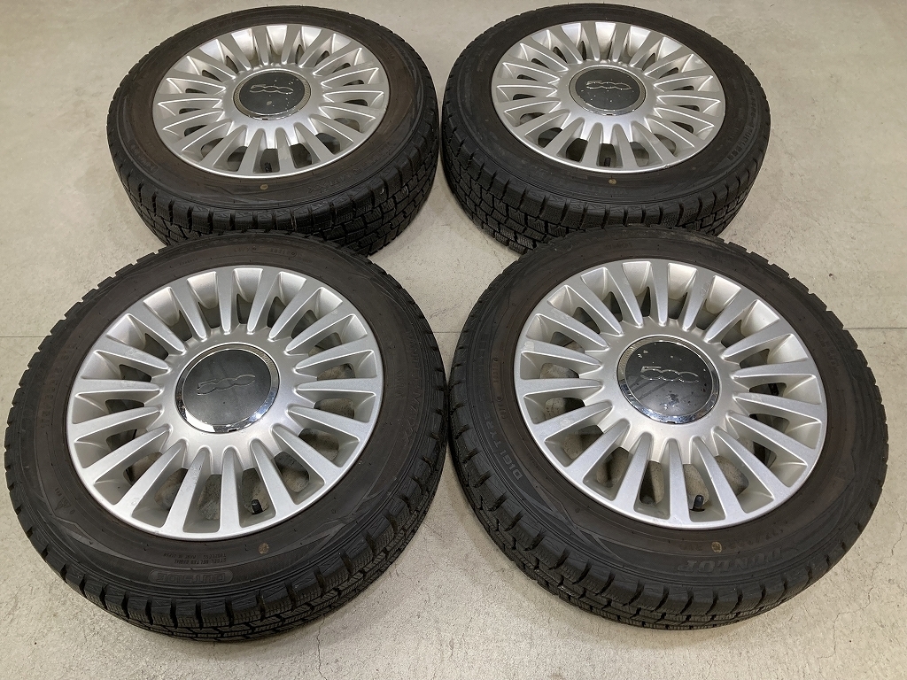 FIAT フィアット 500 15インチ 6J +35 PCD 98 4H 純正 ホイール 185