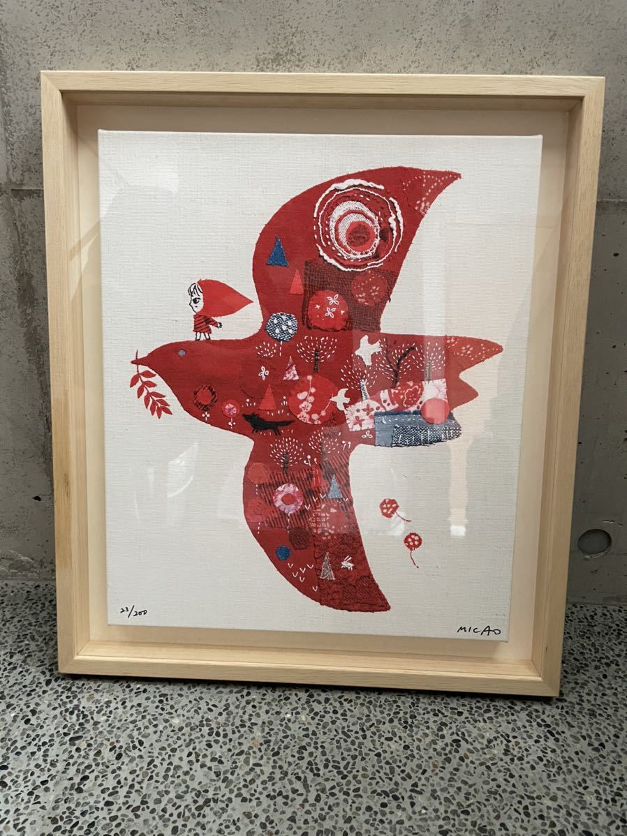 MICAO MICAO⁄みかお⁄版画額装品（ジクレー） 「お散歩」｜Yahoo!フリマ