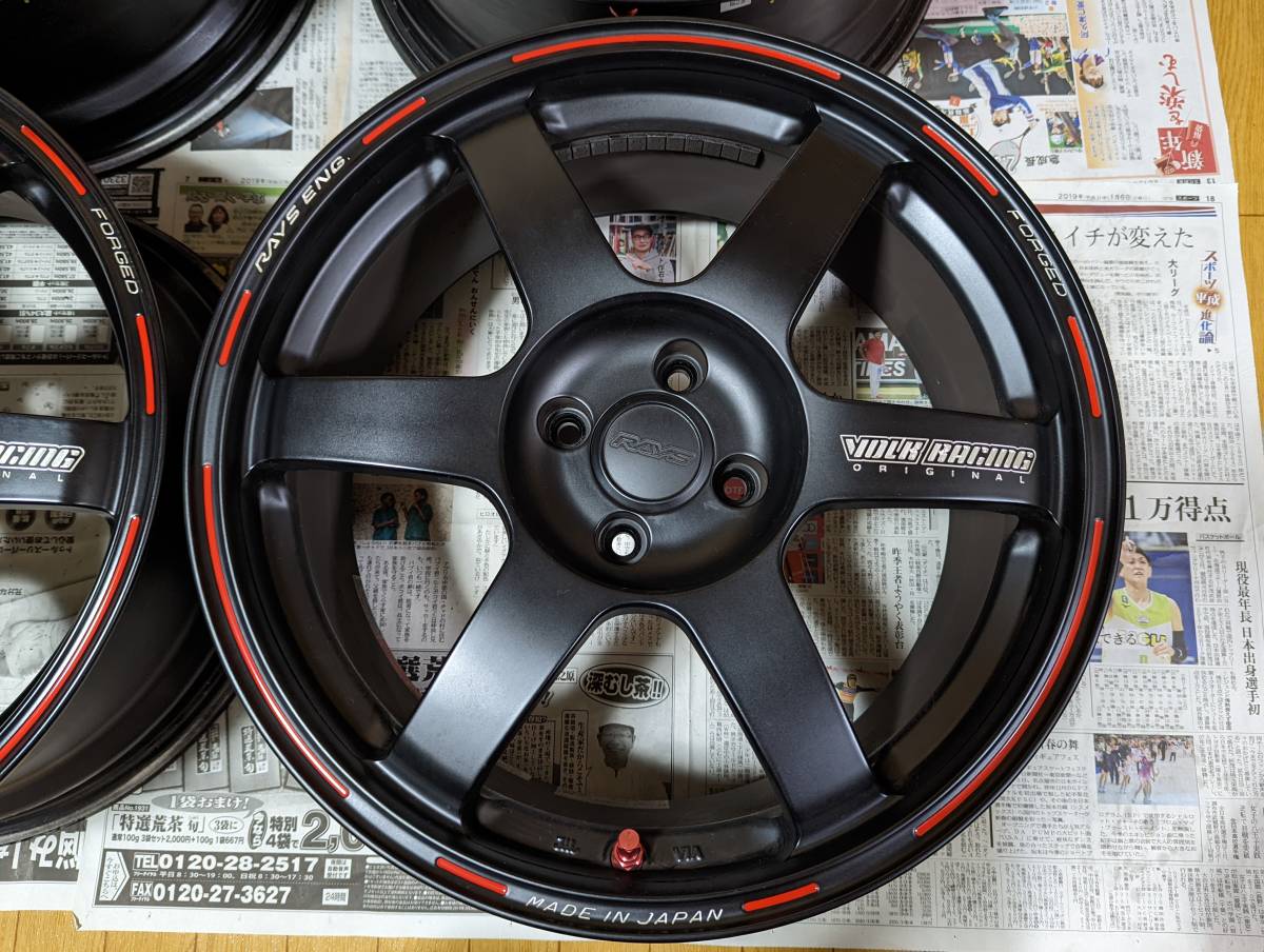 RAYS VOLK Racing TE37 SAGA TIME ATTACK EDITION “17インチ×7.5J 4H 
