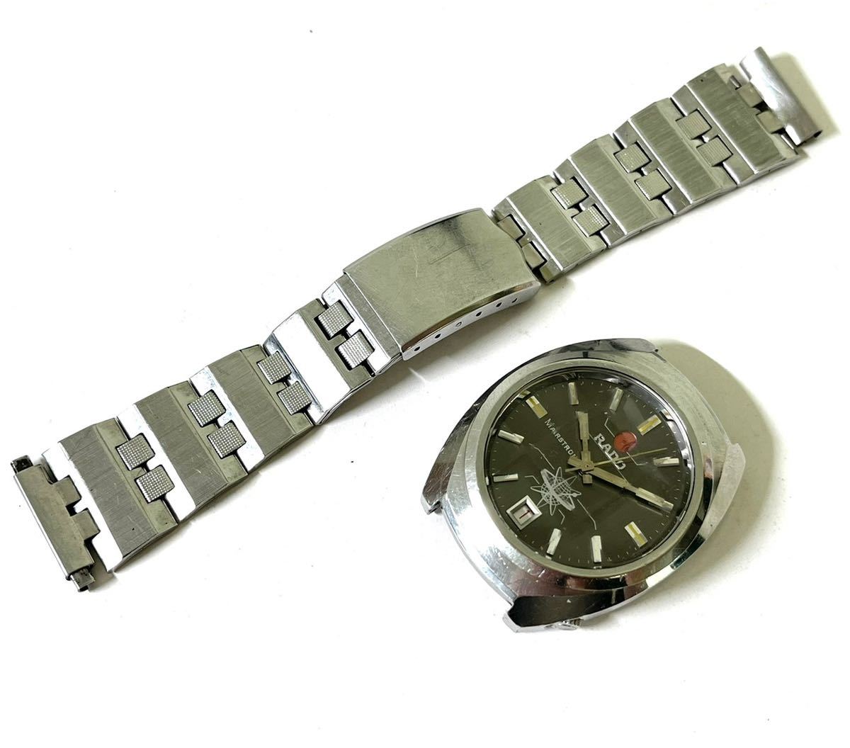 RADO ラドー MARSTRON マーストロン アナログ 3針 デイト カットガラス 