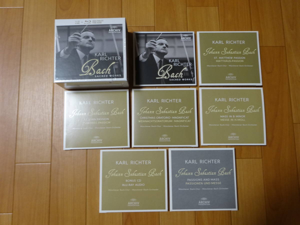 リヒター バッハ宗教作品集 11CD+1Blu-ray Audio+4DVD カール