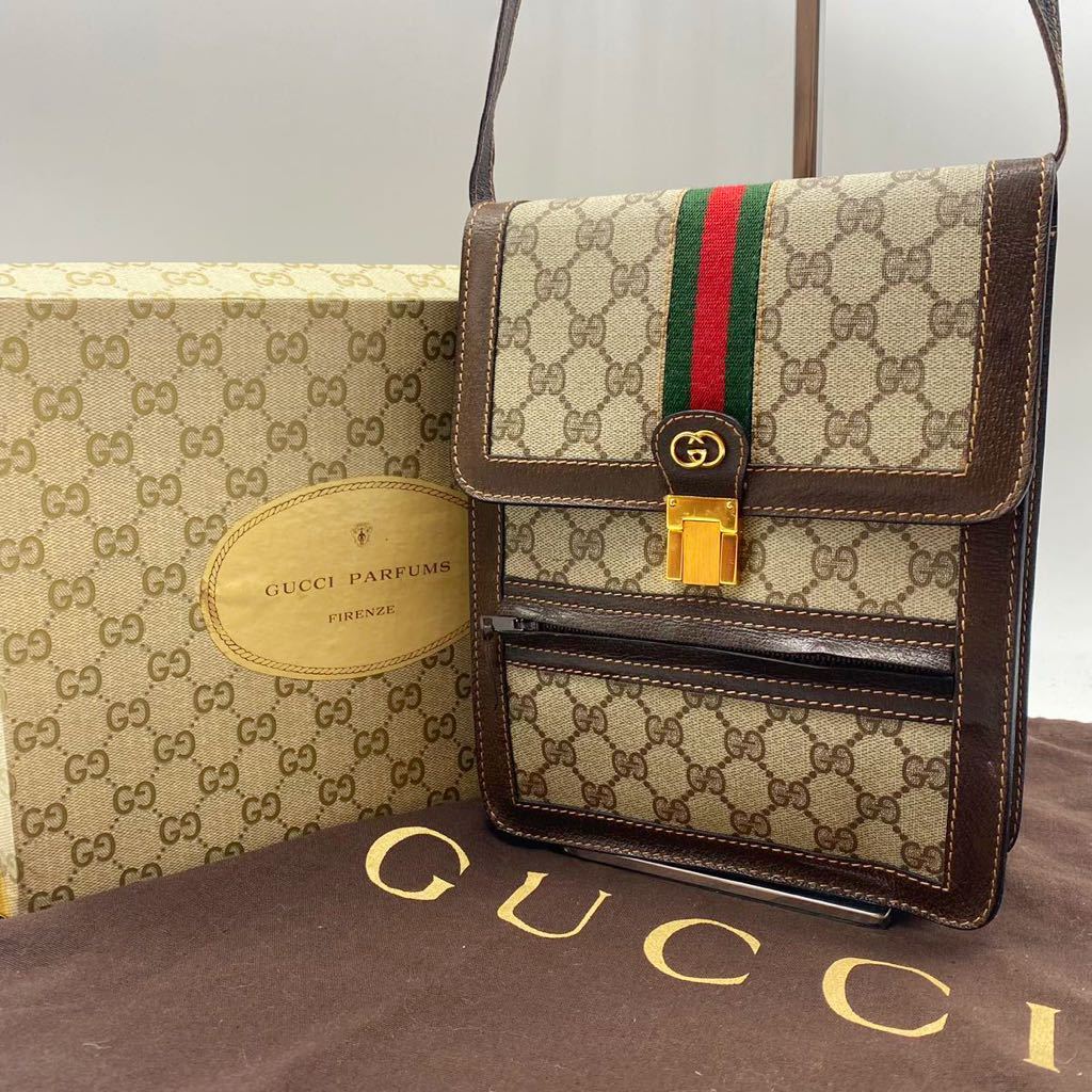 レディース ✨美品✨ グッチ ショルダーバッグ GGスプリーム インター 