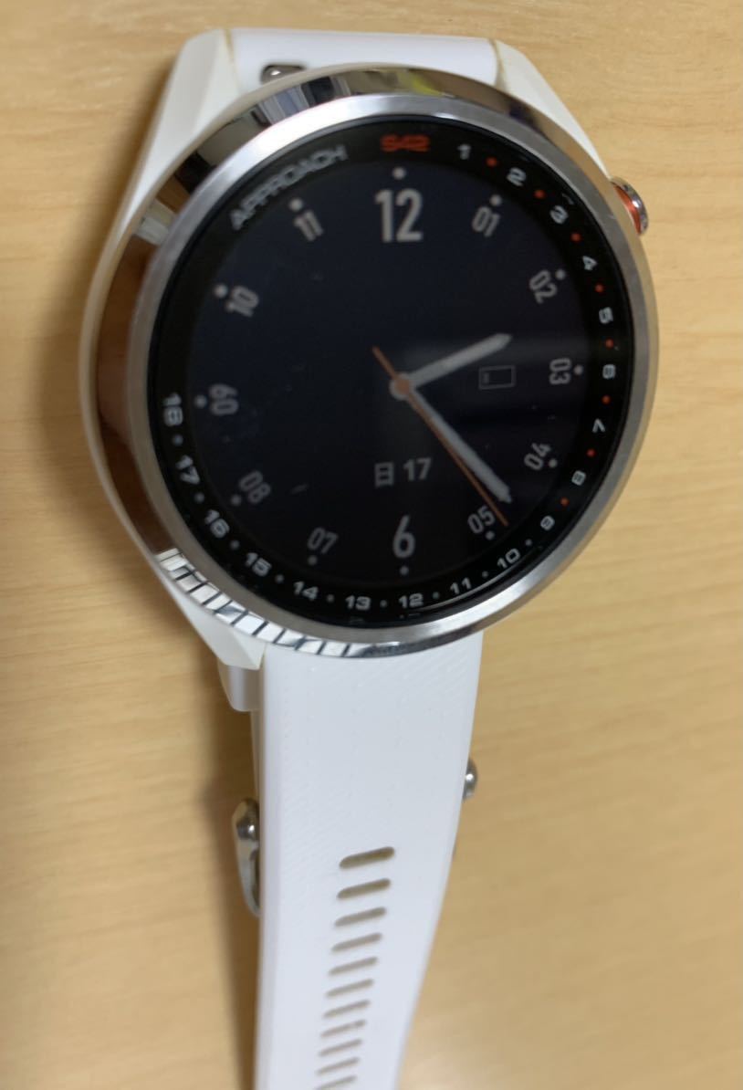 中古ガーミンGARMIN ゴルフナビ GPS Approach S42 ホワイト日本正規