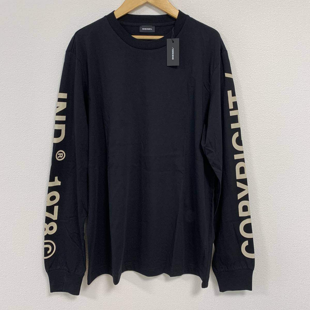  /タグ付き/定価10 780円 DIESEL ディーゼル メンズ ロゴプリント コットン 長袖 Tシャツ(長袖Tシャツ)｜売買されたオークション情報、yahooの商品情報をアーカイブ公開 - オークファン 男性用