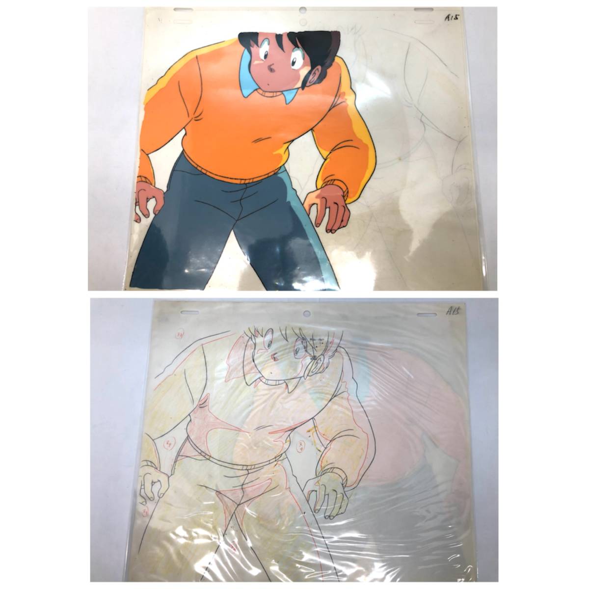 アニメ めぞん一刻 セル画 朱美・一ノ瀬・五代 当時物 高橋留美子