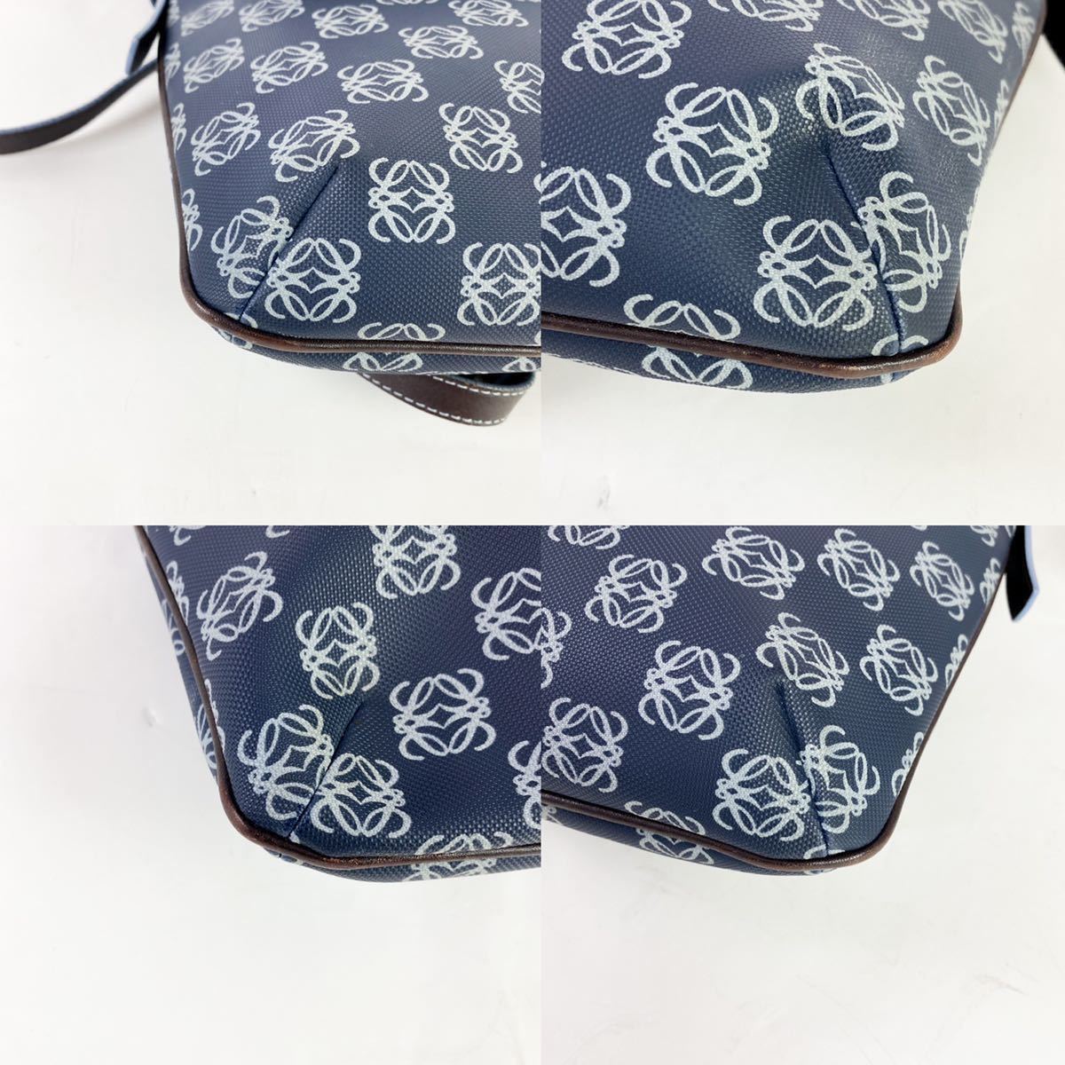 1円『極美品』LOEWE ロエベ ショルダーバッグ ポーチ付 脱着可 