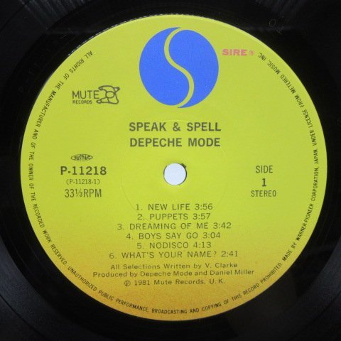 & Speak Spell DEPECHE MODE Depeche ⁄ Mode JAPAN CD | 18P2-2675