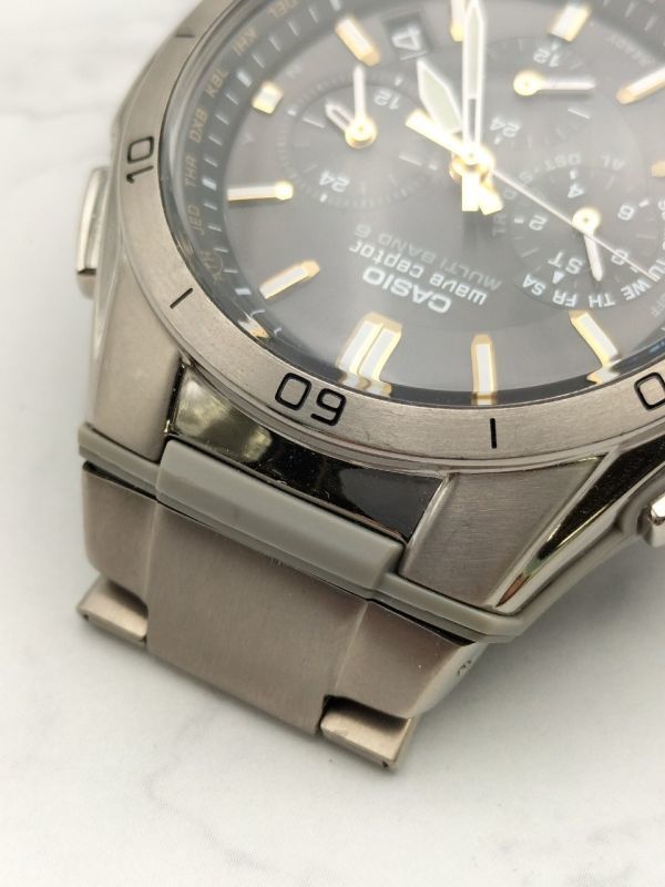 T1651 1円～ 稼働品 カシオ CASIO ウェーブセプター wave ceptor WV0 