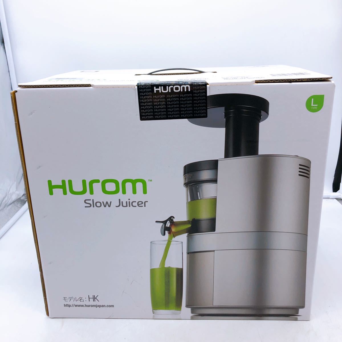 HUROM スロージューサー 　★★1円スタート★★《未開封品！》 ヒューロム HK-CGA11 シャンパンゴールド ミキサー C-nz183-120 家庭用 1円 I.D.E.A レディース 1円スタート ゴールド