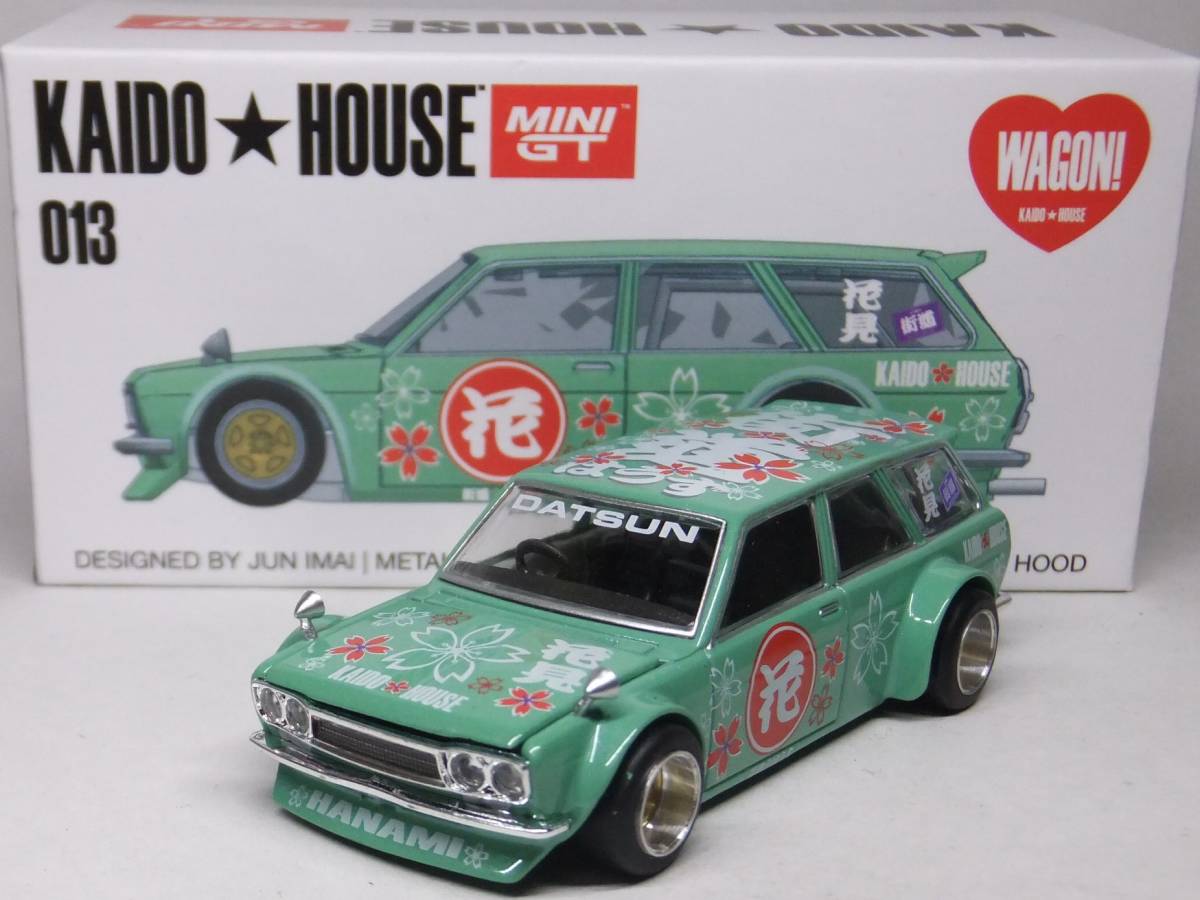Modellino Kaido House Datsun 510 Wagon Hanami V3 Scala 1:64 - KHMG114, Diecast, Nuovo In Scatola, Pre-ordine