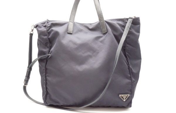  1円 プラダ 2way ショルダー トート ハンドバッグ 三角ロゴプレート 幾何学模様 メンズ可 Unisex ナイロン 紺 ネイビー PRADA 9490h(トートバッグ)｜売買されたオークション情報、yahooの商品情報を かばん、バッグ