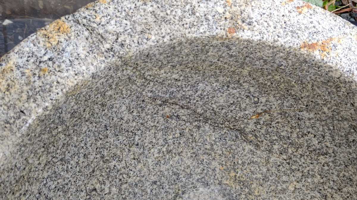 石臼 餅つき 石臼 つくばい 直径49cm 重量 餅つき 石材 古民具 古民家
