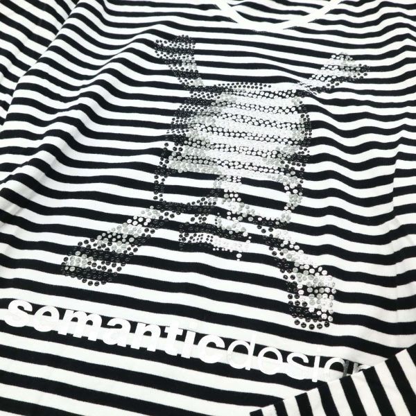 semantic design × Roen セマンティック ロエン 長袖 スカル スタッズ 